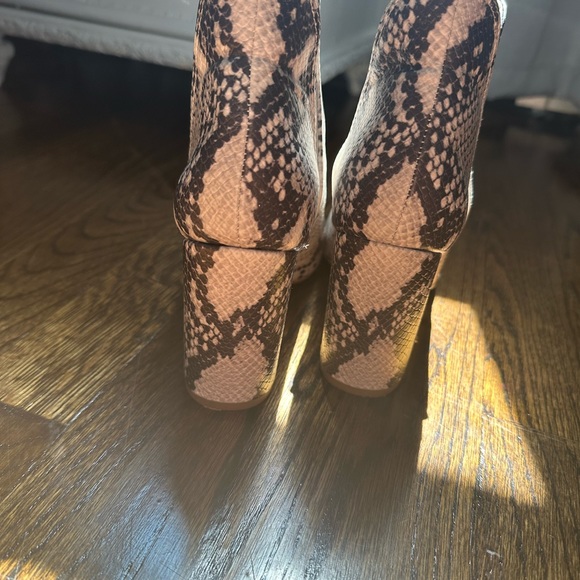Steve Madden Ragan Snake Print Bootie - Picture 2 of 5